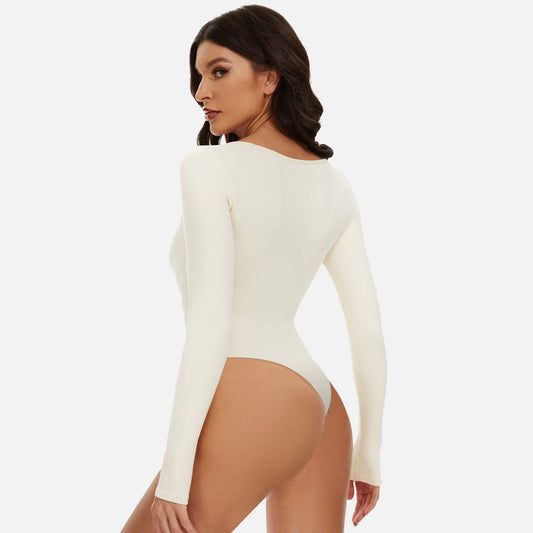 Long Sleeve Bodysuit covered Back