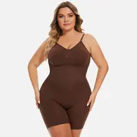 VVL Seamless Shapewear for Women Butt Lifting and Tummy Control Bodysuit Vest with Spaghetti Straps Daily Fashion Minimalist Style