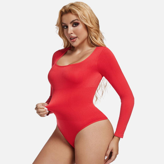 Long Sleeve Bodysuit covered Back