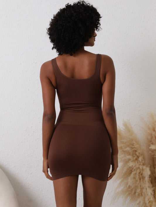 One-piece strapless shapewear