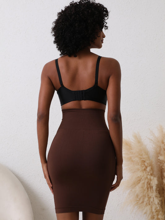 High-waisted shapewear skirt