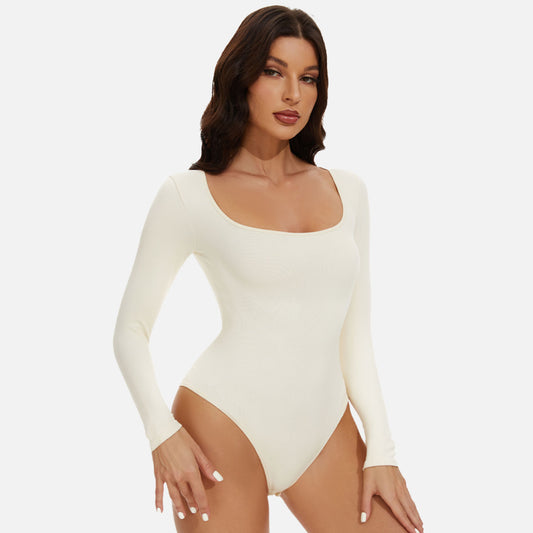 Long Sleeve Bodysuit covered Back