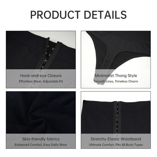 VVL Christmas Tummy Control Butt Lifting Shapewear for Women Fajas Thong Shorts Butt Lifter with Button Closure, Casual Women's Shapewear Bottoms for Daily Wear, Shorts for Women