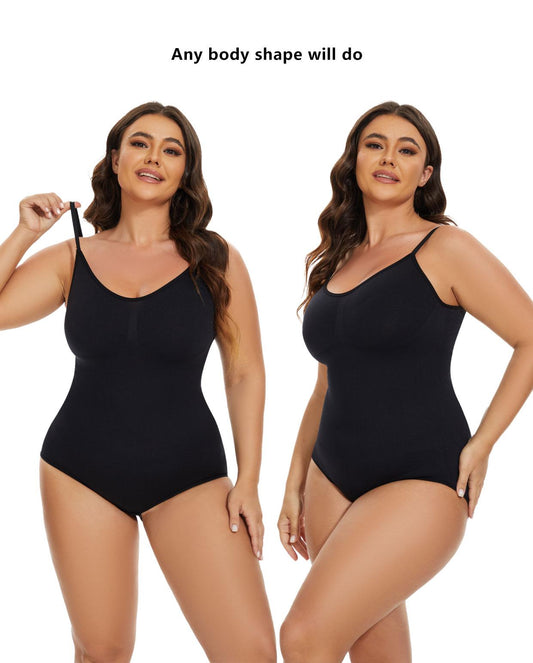 VVL Brief Bodysuit Seamless Covered Bust Shapewear  Tummy Control Butt Lifting Top Soft and Comfortable